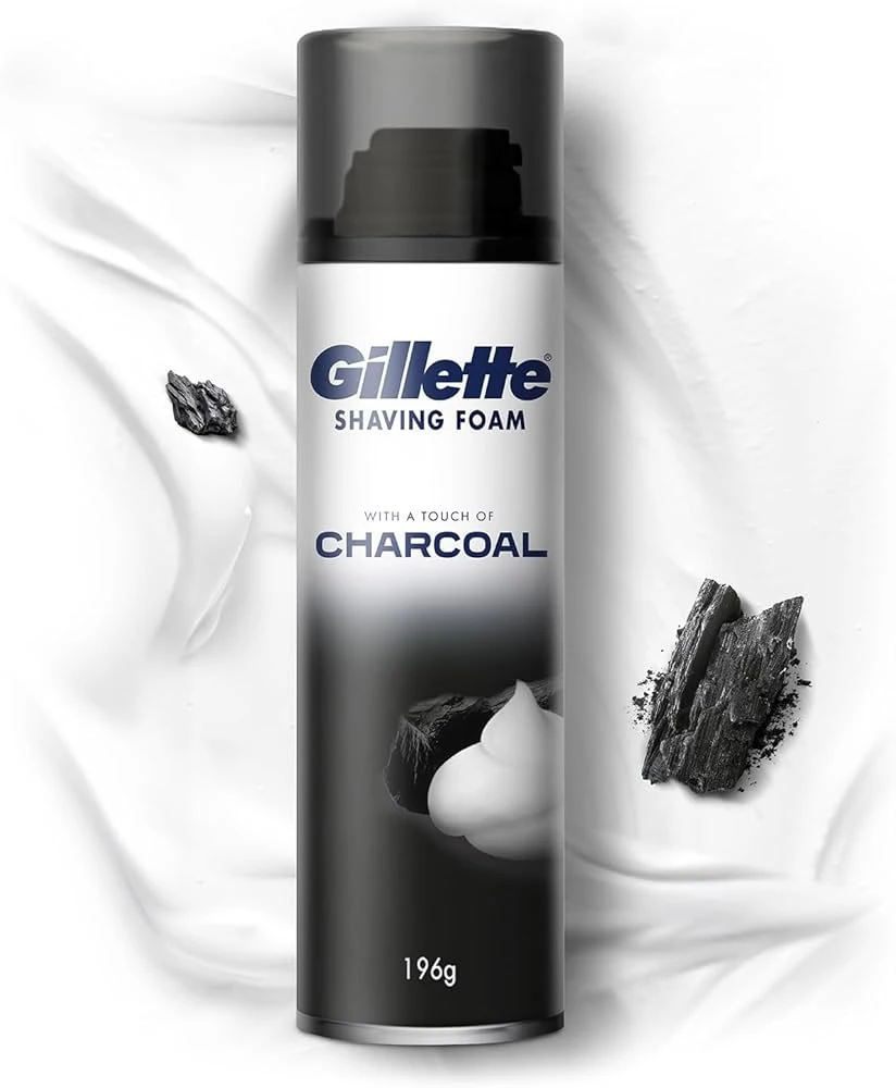 GILLETTE FOAM CHARCOAL 196G