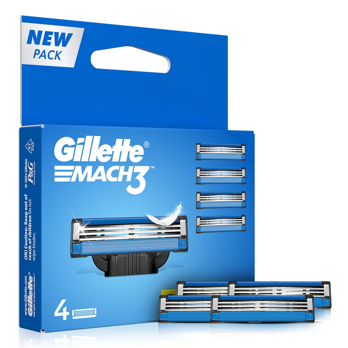 GILLETE MACH-3 4CART