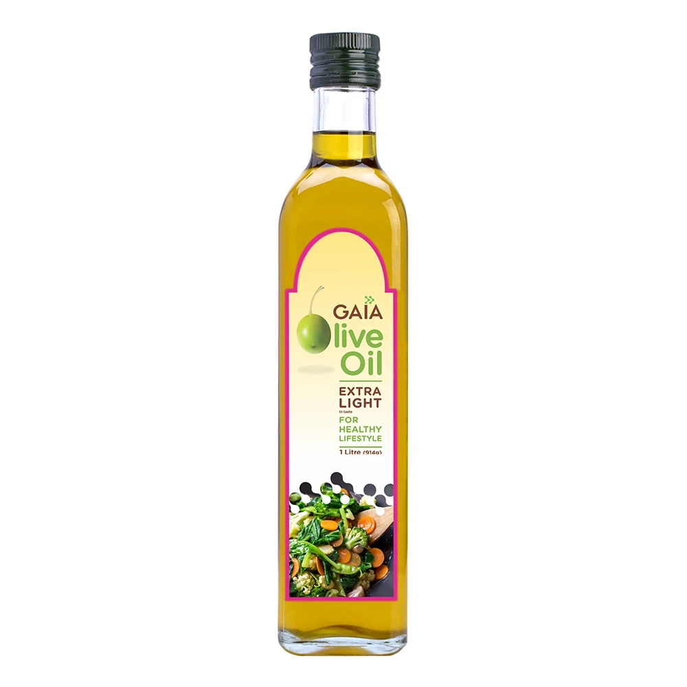GAIA OLIVE OIL EXTRA LIGHT 1LTR