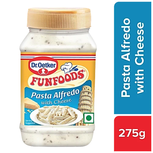 FUNFOOD PASTA ALFREDO WITH CHEESE 275GM