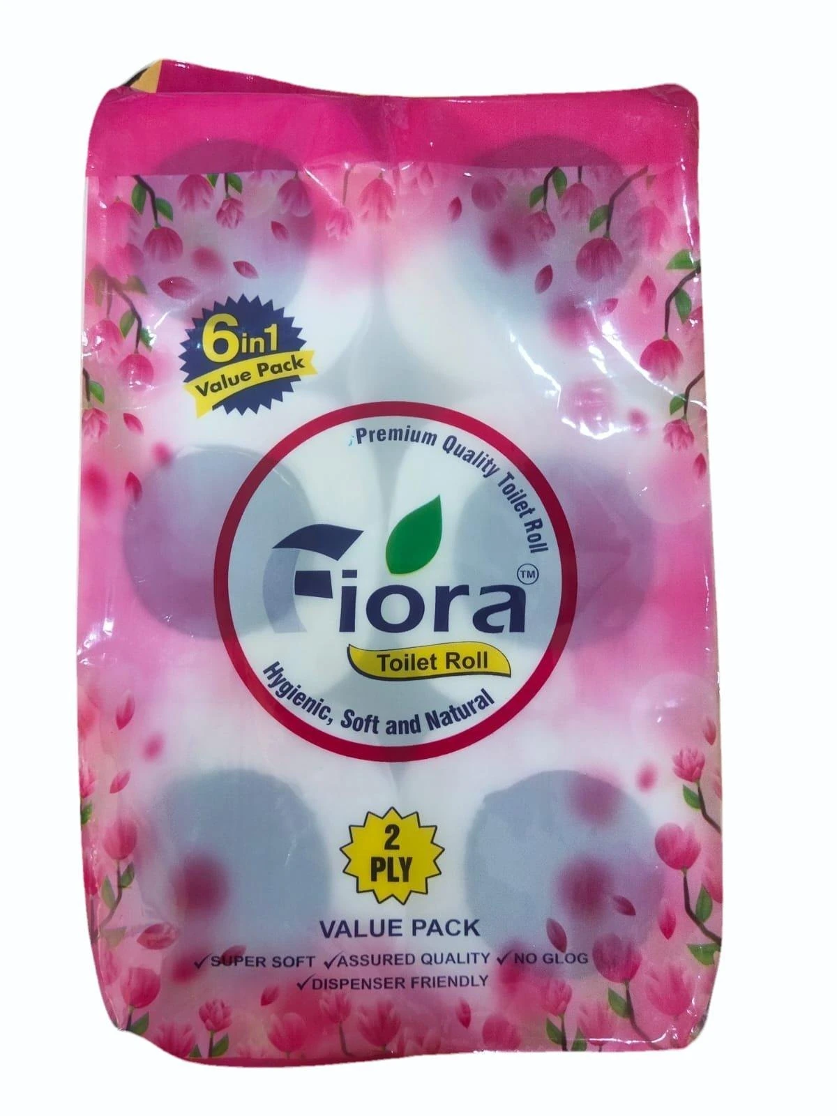 FIORA TOILET ROLL 2PLY 6IN1